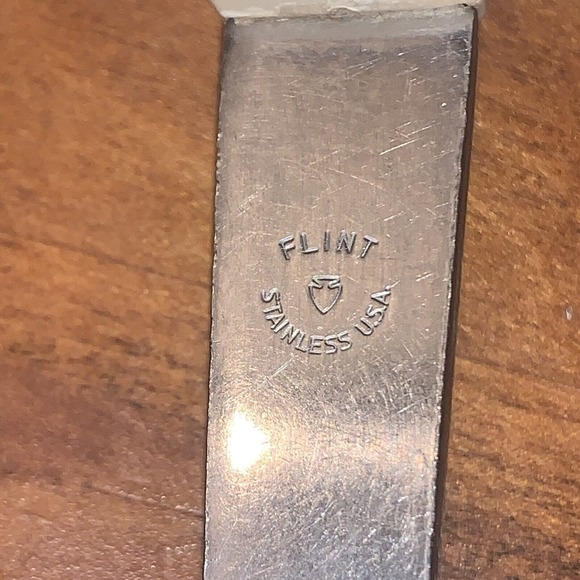 VTG Flint Arrowhead Harvest Wheat Stainless Steel Slotted Spoon & Two Prong Fork - Picture 5 of 5